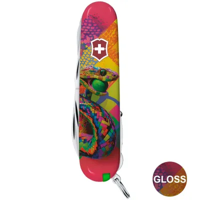 Складаний ніж Victorinox HUNTSMAN ZODIAC Змія-тенісист 1.3713.Z4300pk - 3 - Robinzon.ua