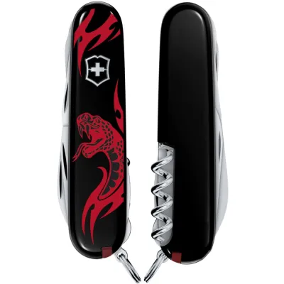 Складаний ніж Victorinox HUNTSMAN ZODIAC Вражаюча змія 1.3713.3.Z4351u - 3 - Robinzon.ua