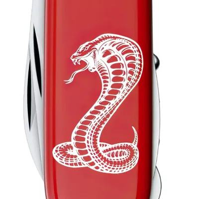 Складаний ніж Victorinox HUNTSMAN ZODIAC Могутня кобра 1.3713.Z4340u - 1 - Robinzon.ua