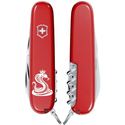 Складаний ніж Victorinox SPARTAN ZODIAC Кобра з короною 1.3603.Z4330u - 3 - Robinzon.ua