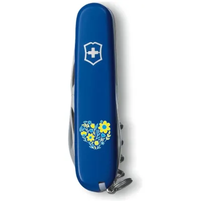 Складной нож Victorinox SPARTAN UKRAINE Цветочное сердце 1.3603.2_T1246u - 3 - Robinzon.ua