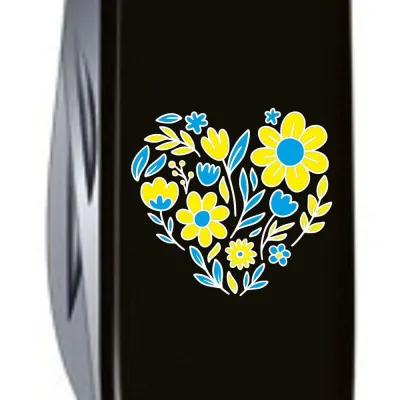 Складаний ніж Victorinox SPARTAN UKRAINE Квіткове серце 1.3603.3_T1246u - 2 - Robinzon.ua