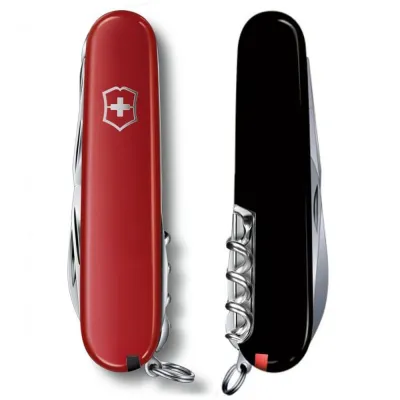 Складаний ніж Victorinox CLIMBER UKRAINE червоно-чорний 1.3703.1.3 - 5 - Robinzon.ua