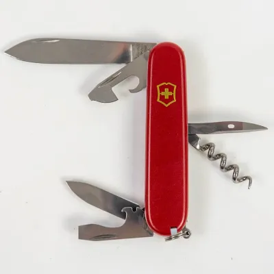Складаний ніж Victorinox SPARTAN MAT червоний матовий лак з жовт.лого 1.3603.M0008p - 5 - Robinzon.ua