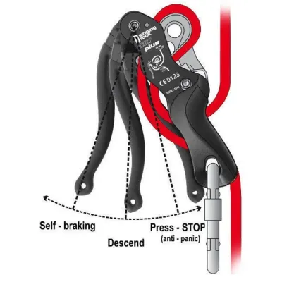 Спусковий пристрій Singing Rock Double Stop Plus (SR K031DSD) - 3 - Robinzon.ua