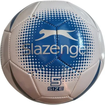 М'яч футбольний Slazenger AC football white/royal blue/silver/black size 5 307775 - Robinzon.ua