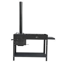 Мангал з пічкою Daddy Smoke із 5 мм Мангал з пічкою Daddy Smoke із 5 мм - Robinzon.ua