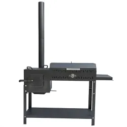 Барбекю с печкой Daddy Smoke из 5 мм. - Robinzon.ua