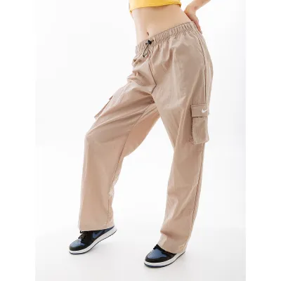 Жіночі Штани Nike W NSW ESSNTL WVN HR PNT CARGO Бежевий XS (7dDO7209-272 XS) - Robinzon.ua