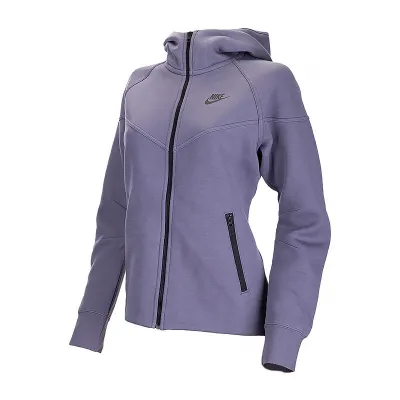 Жіноча Толстовка Nike W TCH FLC WR FZ HDY Синій XS (7dFB8338-003 XS) - Robinzon.ua