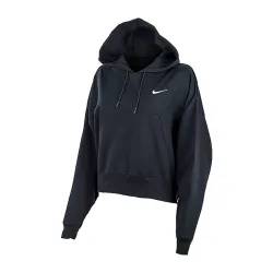 Жіноча Толстовка Nike W NSW JRSY OS PO HOODIE Чорний M (7dDM6417-010 M) - Robinzon.ua
