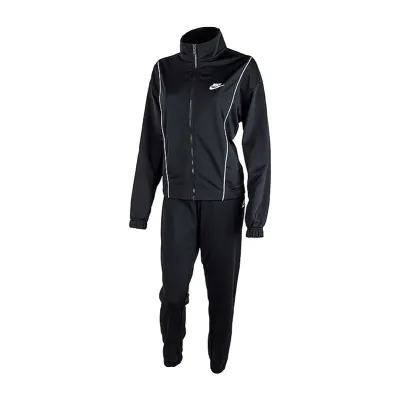 Женский Костюм спортивный Nike W NSW ESSNTL PQE TRK SUIT Черный L (7dDD5860-011 L) - Robinzon.ua