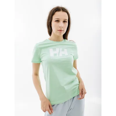 Женская Футболка HELLY HANSEN W HH LOGO T-SHIRT Салатовый S (7d34112-419 S) - Robinzon.ua