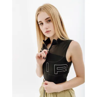 Женский Топ Nike W NK DF AIR CROP TANK Черный L (7dDX0284-010 L) - Robinzon.ua