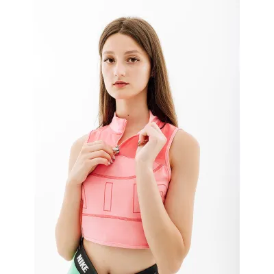 Женский Топ Nike W NK DF AIR CROP TANK  Розовый XS (7dDX0284-611 XS) - Robinzon.ua