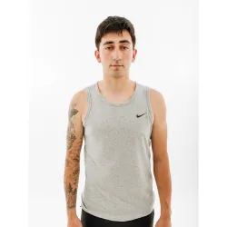 Мужская Майка Nike M NK DF TANK DFC SOLID  Серый S (7dAR6069-063 S) - Robinzon.ua