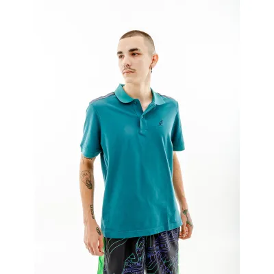 Чоловіча Футболка AUSTRALIAN TAPE STRIPE POLO CLUB PIQUE' Зелений M (7dLSUPO0060-328 M) - Robinzon.ua