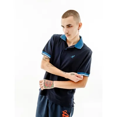Чоловіча Футболка AUSTRALIAN LINES POLO PIQUE' EL R-FIT Синій 2XL (7dLSUPO0010-200 2XL) - Robinzon.ua