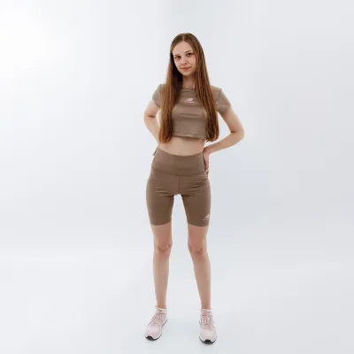 Жіночі Шорти New Balance Athletics Pearl Коричневий L (7dWS31550MS L) - Robinzon.ua