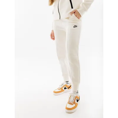 Женские Брюки Nike W TCH FLC MR JGGR Белый L (7dFB8330-110 L) - Robinzon.ua