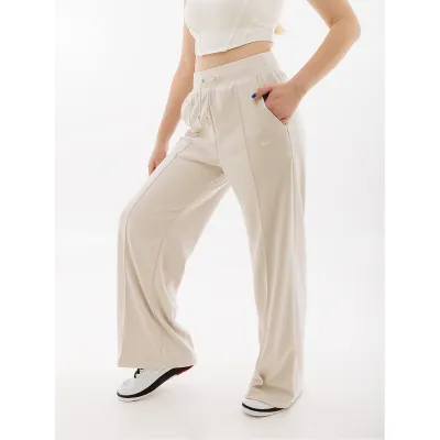 Женские Брюки Nike HR WIDE PANT Бежевый S (7dFB8490-104 S) - Robinzon.ua