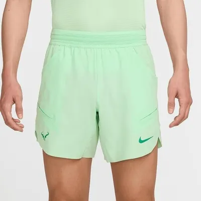 Чоловічі Шорти Nike RAFA MNK DFADV SHORT 7IN Світло-зелений XL (DV2881-376 XL) - Robinzon.ua