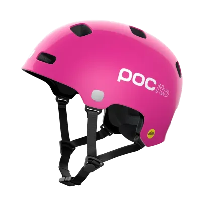 Детский велошлем POCito Crane MIPS Fluorescent Pink, XS/S (PC 105701712XSS1) - Robinzon.ua