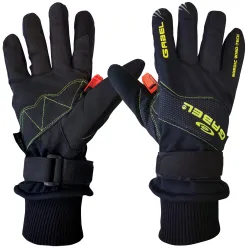 Рукавиці для скандинавської ходьби Gabel Wind Tech N.C.S. Black/Green S (8015012100007) - Robinzon.ua