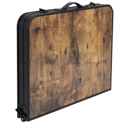 Стіл Bo-Camp Decatur 90x60 cm Black/Wood look (1404200) - Robinzon.ua
