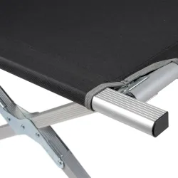 Ліжко розкладне Bo-Camp Single XL Black (1304488) - Robinzon.ua