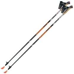 Палиці для скандинавської ходьби Gabel X-1.35 Active Knife Black/Orange 105 (7008361151050) - Robinzon.ua