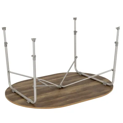 Стол Bo-Camp Feather Oval 130x90 cm Brown (1404466) - Robinzon.ua