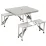 Стол Bo-Camp Picnic Aluminium (1404579) - Robinzon.ua
