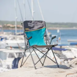 Крісло розкладне Uquip Izzy Blue/Grey (244001) - Robinzon.ua