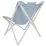 Крісло розкладне Bo-Camp Gordes L Pastel Blue (1200371) - Robinzon.ua