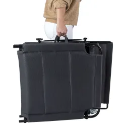 Ліжко розкладне Bo-Camp Sun Lounger With Sunscreen 5 Positions Grey (1304492) - Robinzon.ua