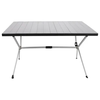 Стол Bo-Camp Lamel 121x80 cm Aluminium (1404438) - Robinzon.ua