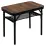 Стіл Bo-Camp Woodbine 56x34 cm Black/Wood look (1404191) - Robinzon.ua