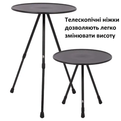 Стіл Bo-Camp Sawtelle 37x37 cm Black (1404327) - Robinzon.ua