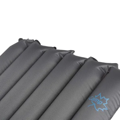 Килимок надувний Bo-Camp Delux 185x50x6.3 cm Grey (3106602) - Robinzon.ua