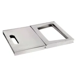 Гриль вугільний Bo-Camp Notebook/Fire Basket Compact Silver (8108347) - Robinzon.ua