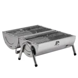 Гриль вугільний Bo-Camp Barrel Silver (8108381) - Robinzon.ua