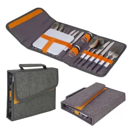 Набір столових приборів Bo-Camp Picnic 16 Pieces 4 Person Grey (7504340) Набір столових приборів Bo-Camp Picnic 16 Pieces 4 Person Grey (7504340) - Robinzon.ua