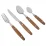 Набор столовых приборов Gimex Cutlery Nature 16 Pieces 4 Person Wood (6960904) - Robinzon.ua