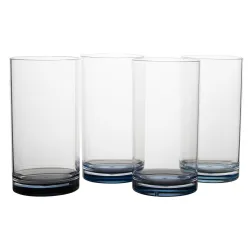 Набір склянок Gimex Longdrink Glass Colour 4 Pieces 4 Person Sky (6910186) - Robinzon.ua