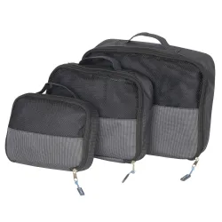 Набір органайзерів дорожніх Bo-Camp Travel Pack Cube 3 pc Anthracite (7504370) - Robinzon.ua