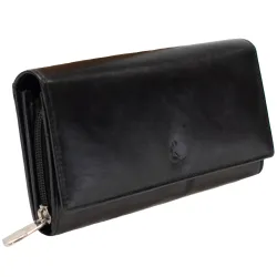 Гаманець жіночий шкіряний Semi Line RFID Black (P8264-0) - Robinzon.ua