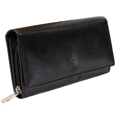 Гаманець жіночий шкіряний Semi Line RFID Black (P8264-0) - Robinzon.ua