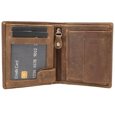 Портмоне чоловіче шкіряне Semi Line RFID Brown (P8269-1) - Robinzon.ua