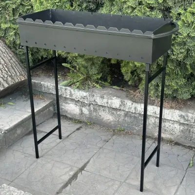 Мангал Mzavod Гектор на 12 шампуров 3мм на ножках - Robinzon.ua